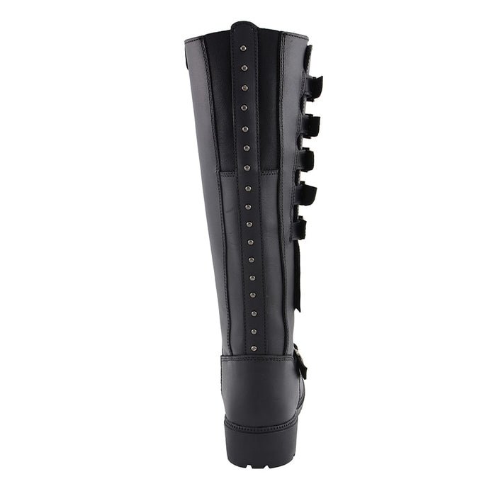 Women’s 17” Side Strap Riding Boot w/ Side Zipper Entry