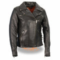 Women’s Black Lightweight Lace to Lace M/C Jacket