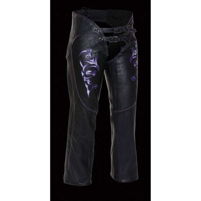 Women’s Chap w/ Reflective Tribal Embroidery