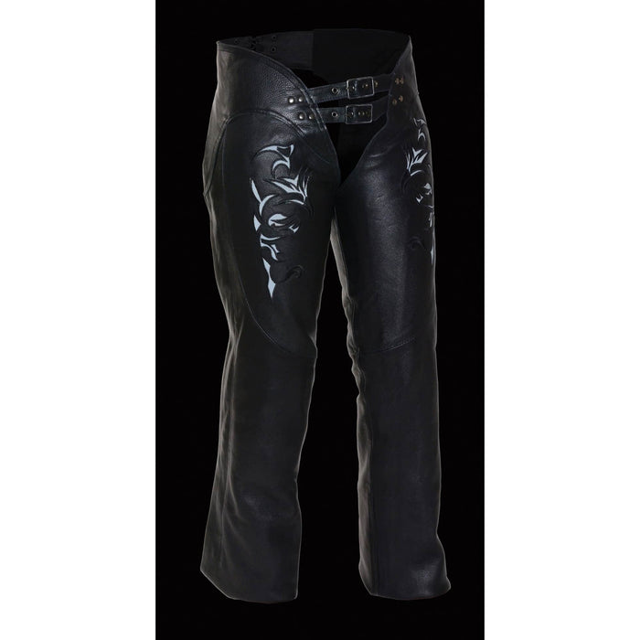 Women’s Chap w/ Reflective Tribal Embroidery