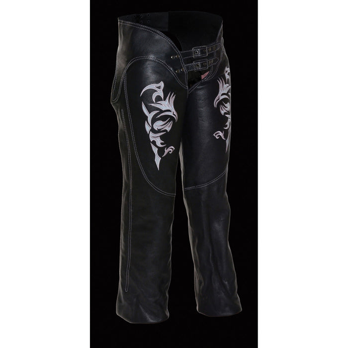 Women’s Chap w/ Reflective Tribal Embroidery