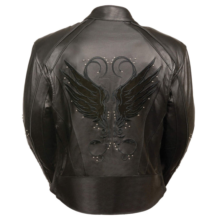 Women’s Jacket w/ Stud & Wings Detailing