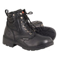 Women’s Waterproof Side Zipper Plain Toe Boot