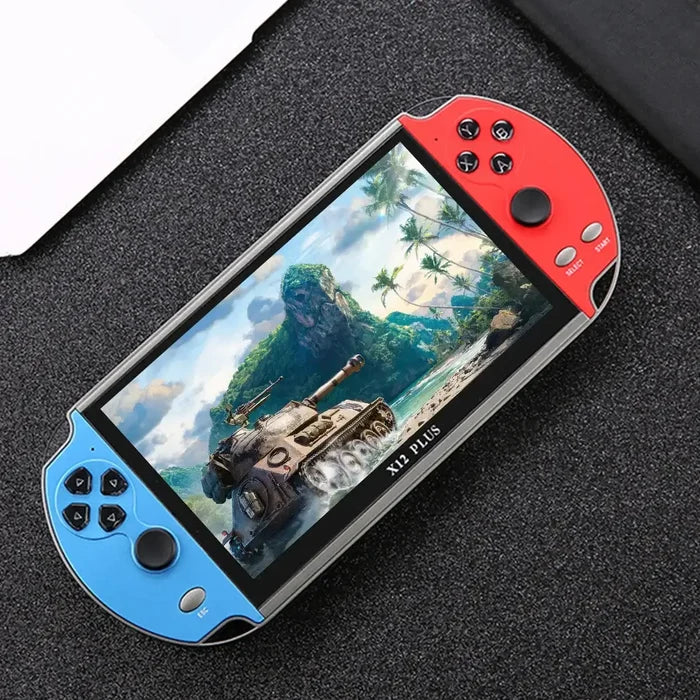 X12 PLUS Handheld Game Console 7.1 inch HD Screen Portable